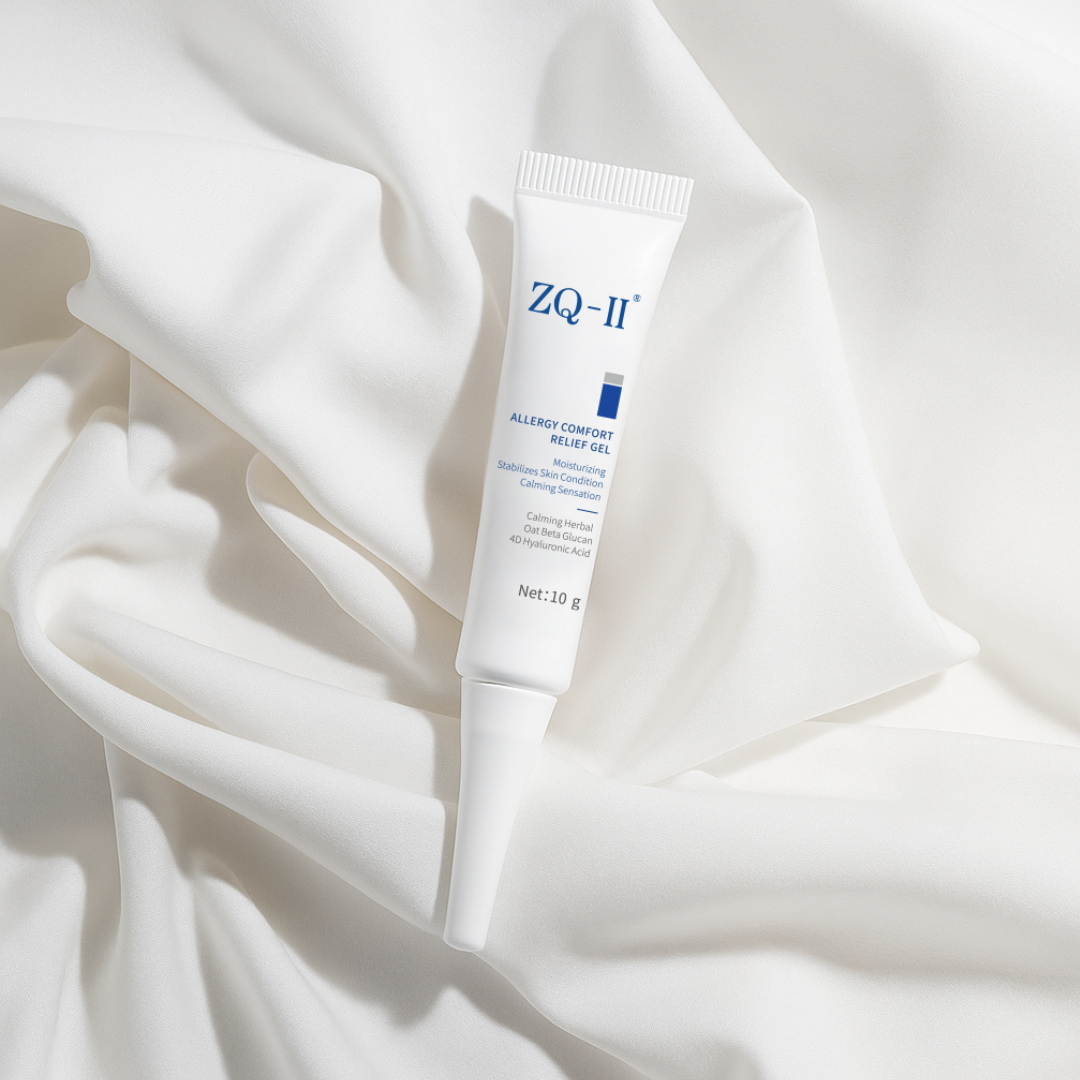 Meringankan kulit sensitif & dermatitis musiman dengan gel relief kenyamanan alergi ZQ-II